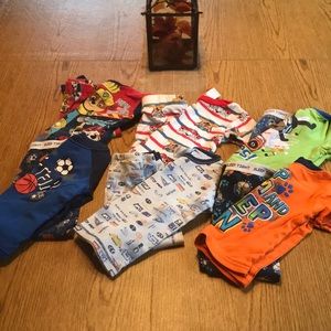 Bundle of 6 boys pj sets